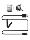 Micro USB/USB Cable OTG, Geekee 2 in 1 Micro USB to USB / Micro USB to Micro USB OTG Cable Sync and Charging Cable for Android Phones, PC and Tablets (3.28ft, Black)
