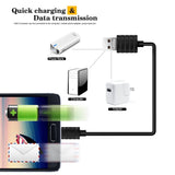 Micro USB/USB Cable OTG, Geekee 2 in 1 Micro USB to USB / Micro USB to Micro USB OTG Cable Sync and Charging Cable for Android Phones, PC and Tablets (3.28ft, Black)