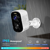 1080P Security Cameras Wireless Outdoor with Motion Detection, Spotlight/Siren Alarm, Color Night Vision, 2-Way Talk, Waterproof SD/Cloud Storage Battery Powered WiFi Camera for Home