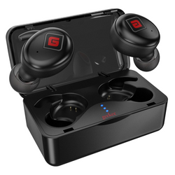 Geekee True Wireless Earbuds Bluetooth 5.0 Headphones [2020 Upgraded Version] Sports in-Ear TWS Stereo Mini Headset Deep Bass IPX5 Waterproof Low Latency Instant Pairing 15H Battery Charging Case Earphones
