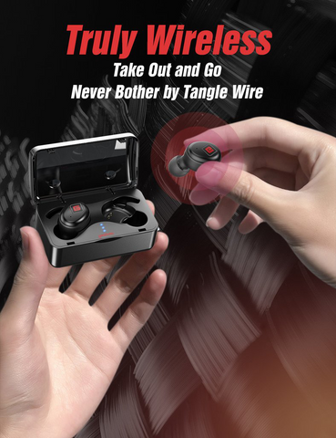 Geekee True Wireless Earbuds Bluetooth 5.0 Headphones 2020