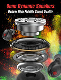 Geekee True Wireless Earbuds Bluetooth 5.0 Headphones [2020 Upgraded Version] Sports in-Ear TWS Stereo Mini Headset Deep Bass IPX5 Waterproof Low Latency Instant Pairing 15H Battery Charging Case Earphones