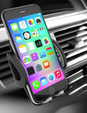 Car Mount Phone Holder Cradle, Geekee 3-in-1 Universal Car Phone Mount Air Vent Dashboard Mount Windshield Mount For iPhone Samsung Galaxy (3in1 Grey)