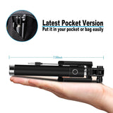 Selfie stick, Geekee [3-In-1] Wired Selfie Stick Self-portrait Extendable Monopod & Built-in Remote Shutter & Adjustable Phone Holder for iPhone 6s/6 Plus/5/5s/5c, Galaxy S6 Edge Plus/S5/S4/S3