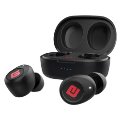 Geekee True Wireless Earbuds Bluetooth 5.0 Headphones, in-Ear Deep Bass Bluetooth Earbuds IPX7 Waterproof Clear Call Headset USB-C Charging Case 40H Playtime Touch Control Sports Office Earphones